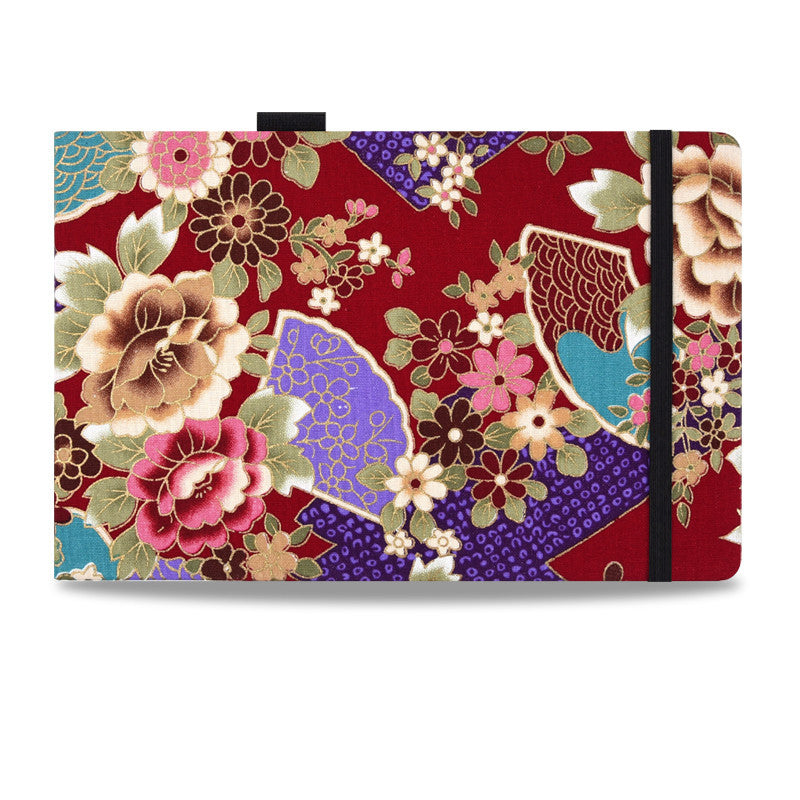 Japanese Chiyogami Covered Watercolor Sketchbook - Premium Paper - Blaze & Pearl
