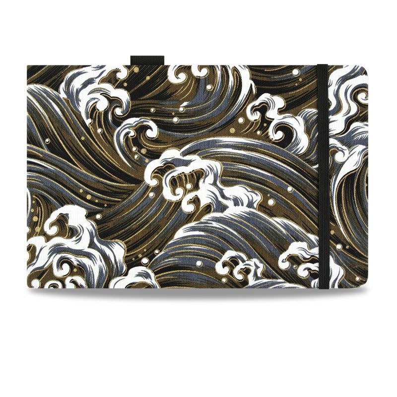 Japanese Chiyogami Covered Watercolor Sketchbook - Premium Paper - Blaze & Pearl