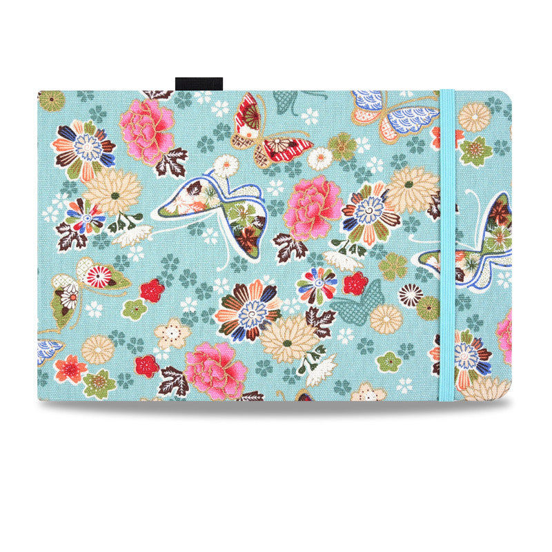 Japanese Chiyogami Covered Watercolor Sketchbook - Premium Paper - Blaze & Pearl