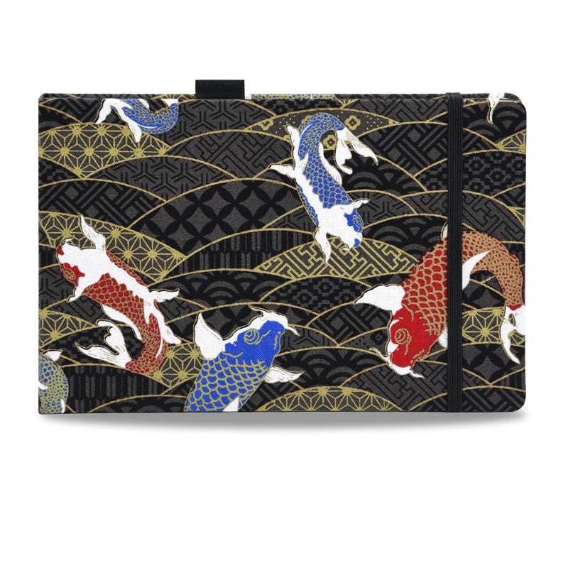 Japanese Chiyogami Covered Watercolor Sketchbook - Premium Paper - Blaze & Pearl