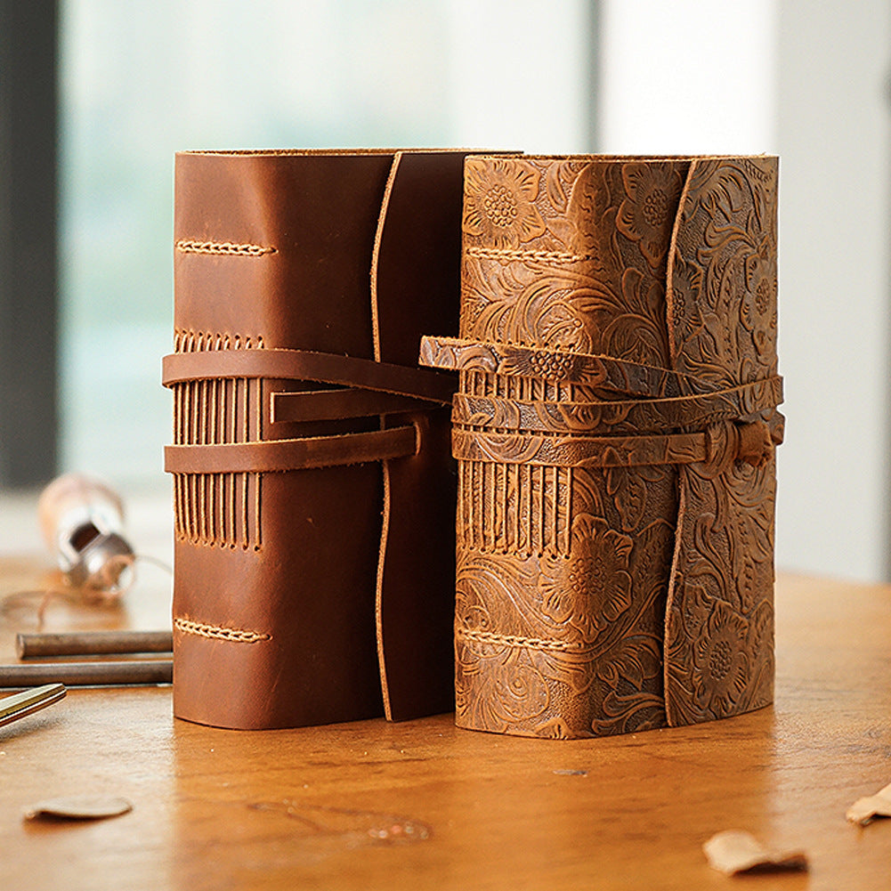 Leather Bound Notebook for Writing, Painting and Drawing - Blaze & Pearl